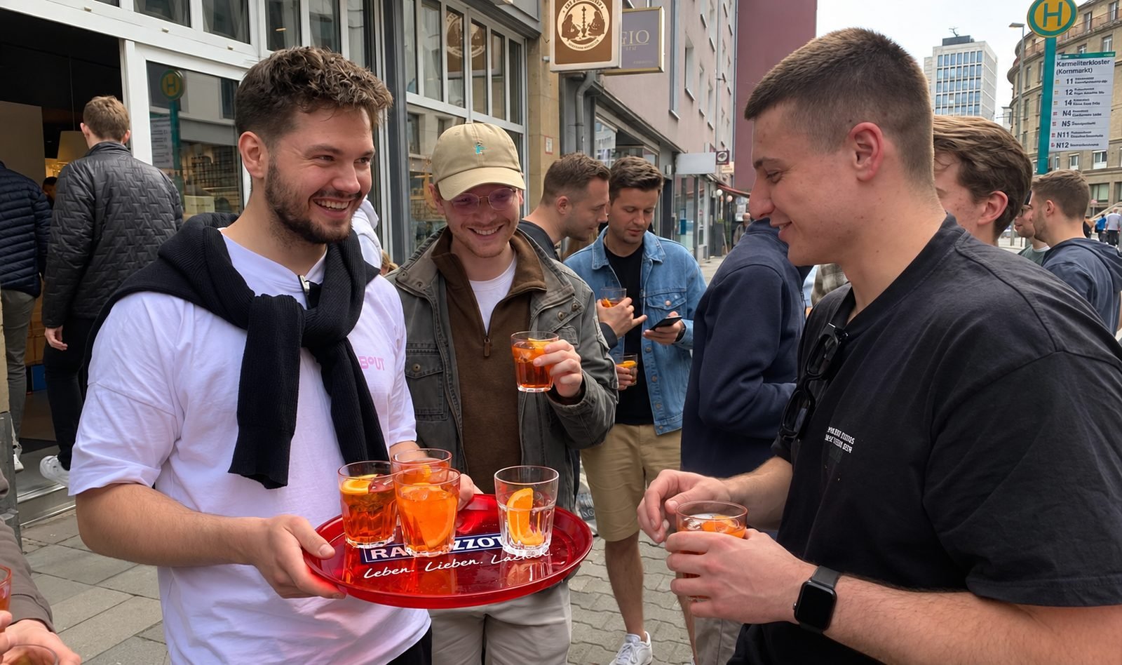 Students at a 180 Degrees Connect evening